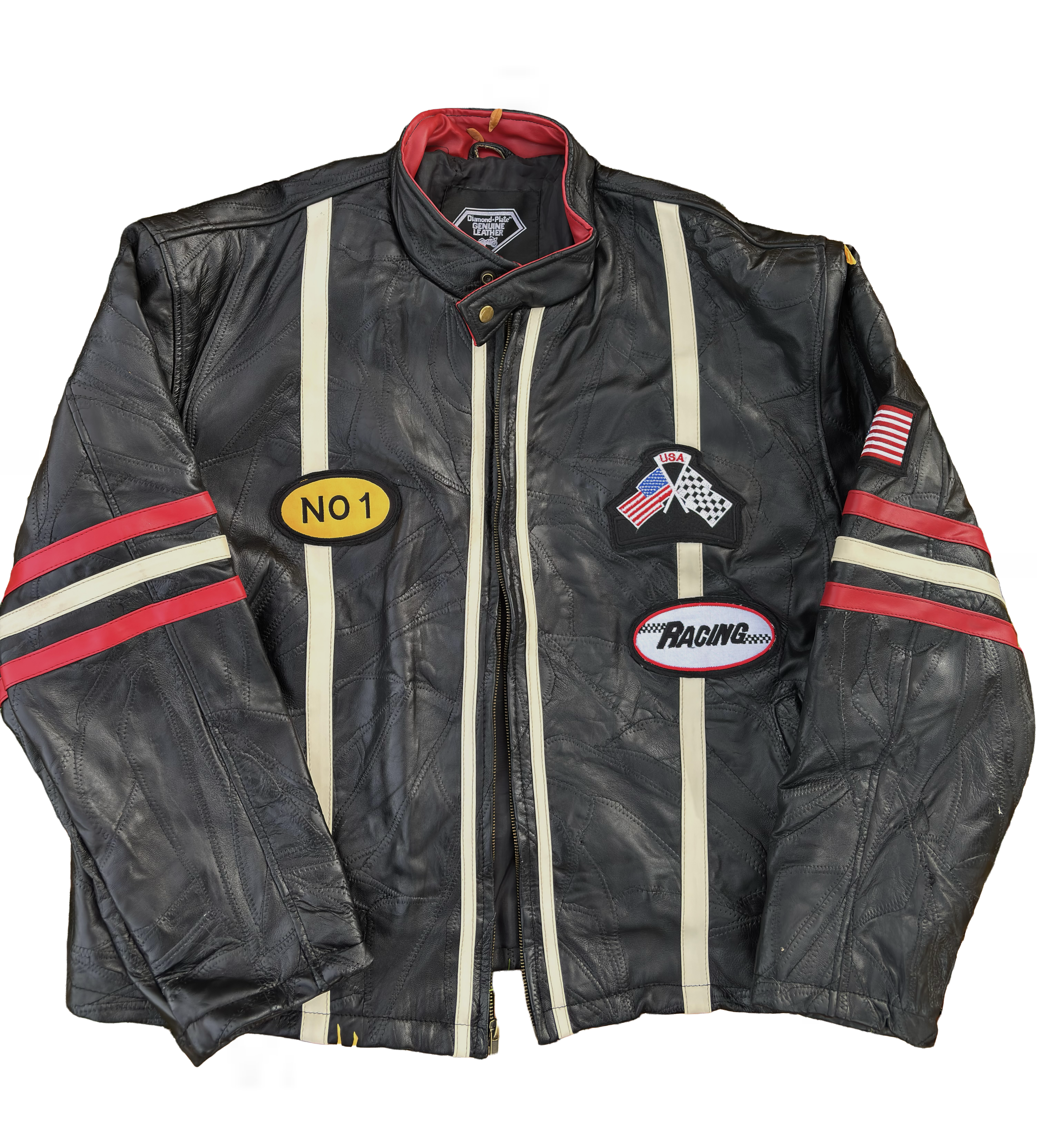 Vintage Leather Racing Jacket